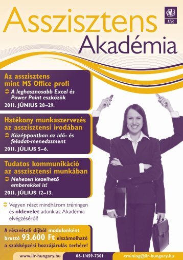 Asszisztens AkadÃ©mia - Konferenciakalauz