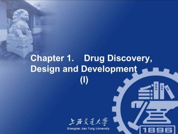 Chapter 1. Drug Discovery, Design and Development (I) - CC