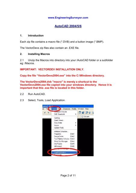 Installing a VBA macro and button into AutoCAD - Engineering ...
