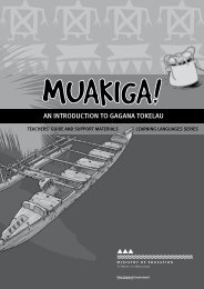 Muakiga! An Introduction to Gagana Tokelau - Pasifika