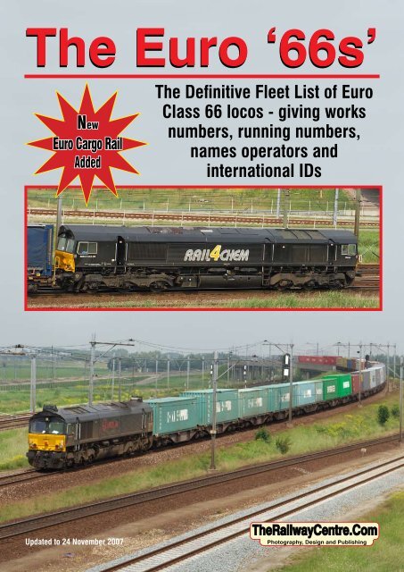 The Definitive Fleet List of Euro Class 66 locos - giving works ...
