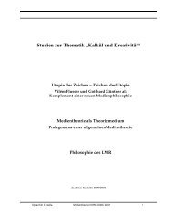 Zur Philosophie von Kalkül und Kreativität - ThinkArt Lab!