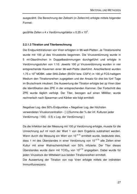 Einfluss von Mutationen auf die NS2/3-Prozessierung und die ...