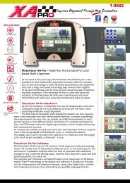 Fixturlaser XA Pro Data Sheet