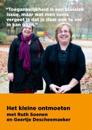 Het kleine ontmoeten - VVBAD