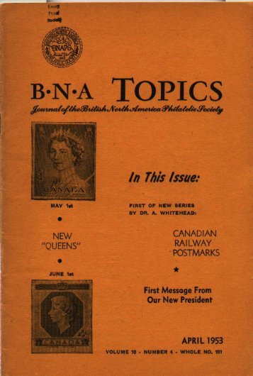 BNA Topics, Vol. 10, No. 4, April 1953