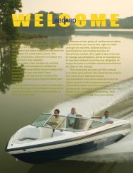 2006 MasterCraft Owner's Manual