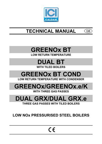 GREENOx BT-DUAL BT GREENOx BT COND GREENOx