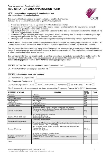 Supplier Application Form for Accreditation - Digi-products