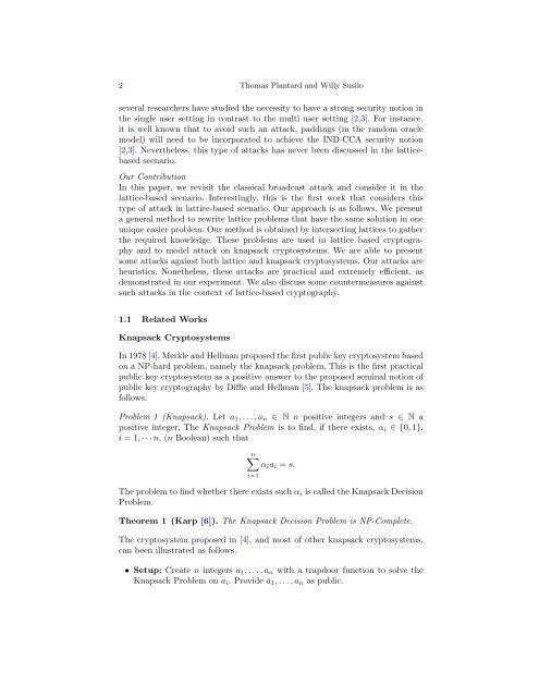 Broadcast Attacks against Lattice-based Cryptosystems*