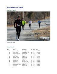 2010 Winter Run 5 Mile