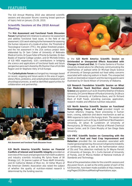 ILSI Southeast Asia Region Newsletter - International Life Sciences ...