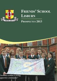 the year 8 - Friends' School Lisburn