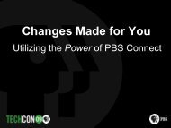 Changes Made for You: Utilizing the Power of PBS Connect