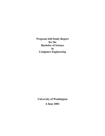 Program Self-Study Report for the Bachelor of Science in Computer ...