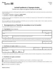 Transfert entre rÃ©gime enregistrÃ© d'Ã©pargne-Ã©tudes (REEE)