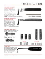 tuning tools view catalog - Pianotek Supply Company