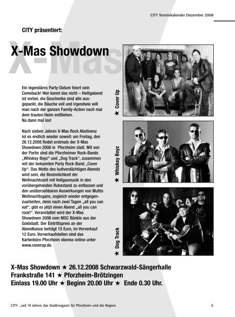 X-Mas Showdown - CITY Stadtmagazin