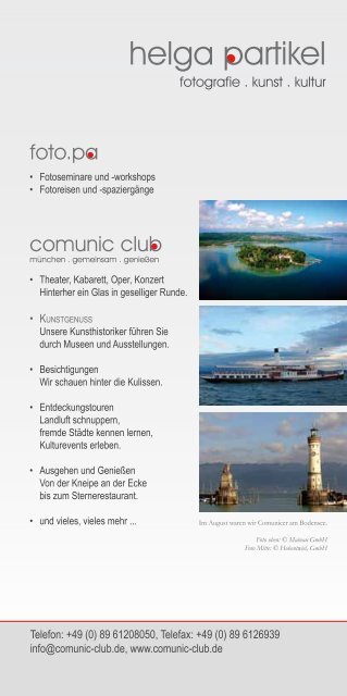 comunic club 4-2010 (pdf) - foto. kunst. kultur.
