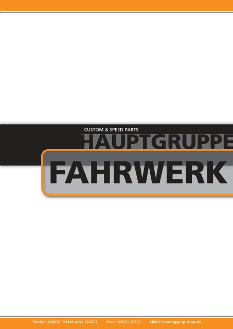 Fahrwerk - CSP-Products