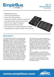 Product - EmpirBus NXT Switch Panel SP-12 - hoeppli.de