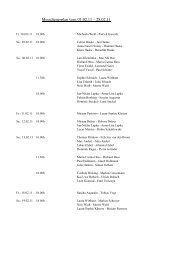 Messdienerplan vom 01.02.11 – 28.02.11