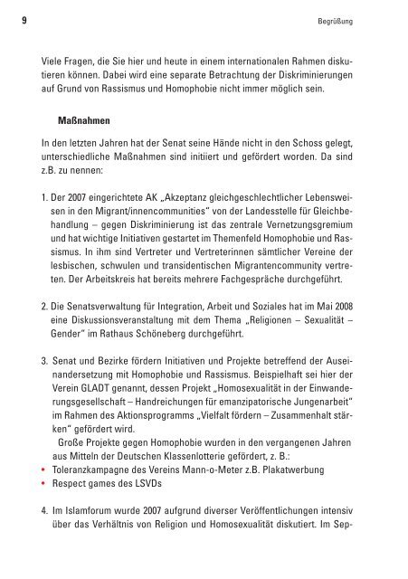 Homophobie in der Einwanderungsgesellschaft - Berlin.de