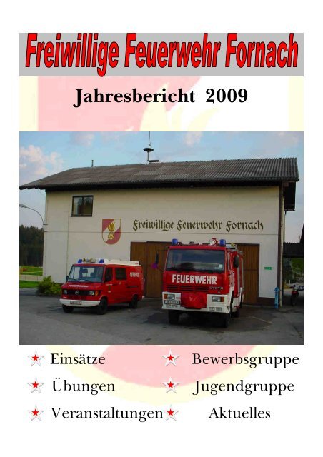 Jahresbericht der FF 2009