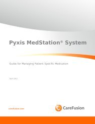 Pyxis MedStation® System - The Pyxis ® Insider newsletter