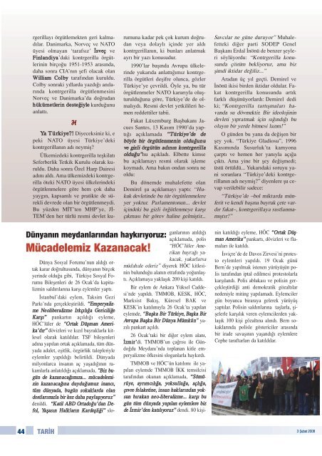 AKP'nin 'Ergenekon Operasyonu' Masallar›