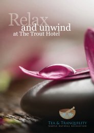 and unwind - Trout Hotel