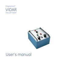 VIDAR User's manual - States
