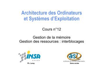 Architecture des Ordinateurs et Systèmes d'Exploitation - Kro gpg