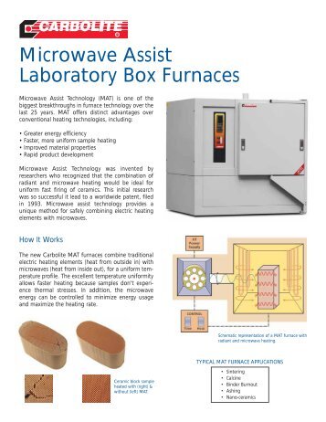 Microwave Assist Laboratory Box Furnaces - Directories