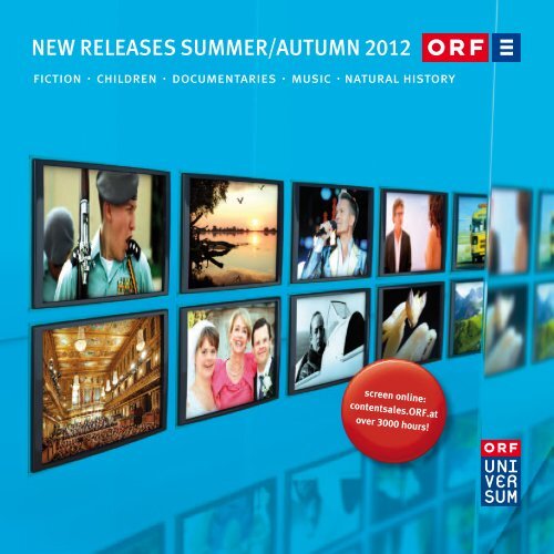 NEW RELEASES SUMMER/AUTUMN 2012 - ORF