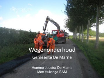 Wegenonderhoud - Bouwend Nederland