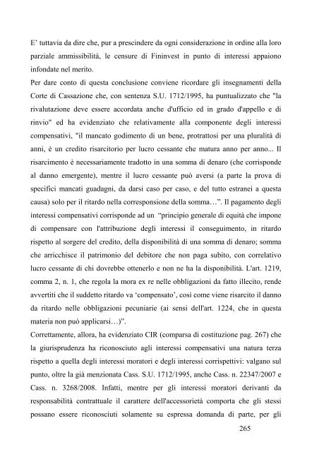 sentenza della Corte d'Appello di Milano - Lider-Lab