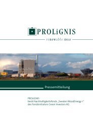 Infos... - PROLiGNIS ENERGIE CONSULTING GMBH & CO. KG