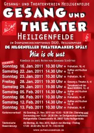 Nix is ok wat - und Theaterverein Heiligenfelde