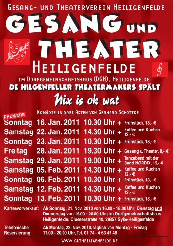 Nix is ok wat - und Theaterverein Heiligenfelde