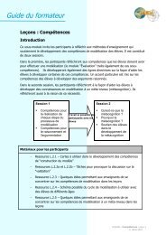 Guide du formateur - LEMA