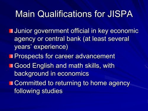 Japan -IMF Scholarship Program for Asia