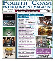 December Issue - Fourth Coast Entertainment Magazine