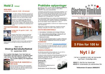 Glostrup filmklub 2009-2010.pub - Glostrup Bio