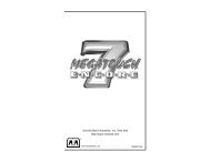 Megatouch 7 Encore Edition Manual