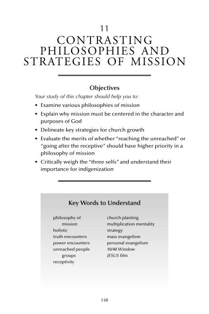 discovering missions - Southern Nazarene University