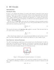 Lab 6: DC Circuits