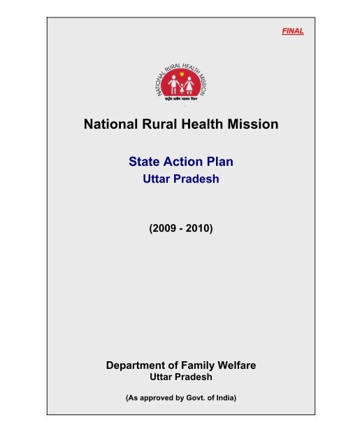 National Rural Health Mission State Action Plan Uttar Pradesh