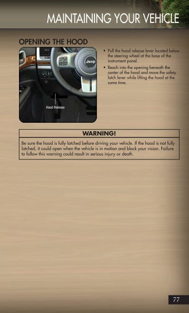 2011 Jeep Grand Cherokee User Guide