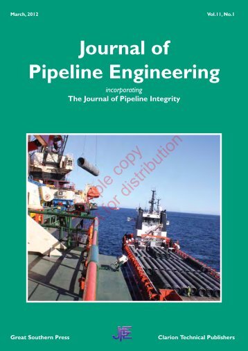 Download - Pipes & Pipelines International Magazine